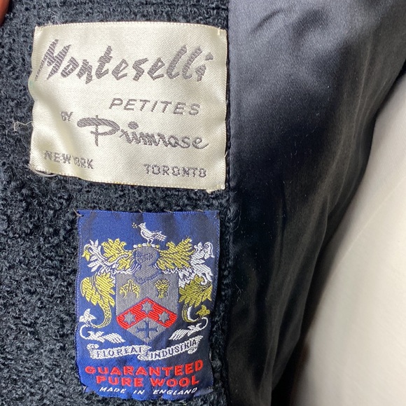 Monteselli vintage 1950 Pure wool made in England coat - Picture 6 of 8
